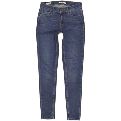 Levi's 710 Super Women Blue Skinny Slim Stretch Jeans W27 L30