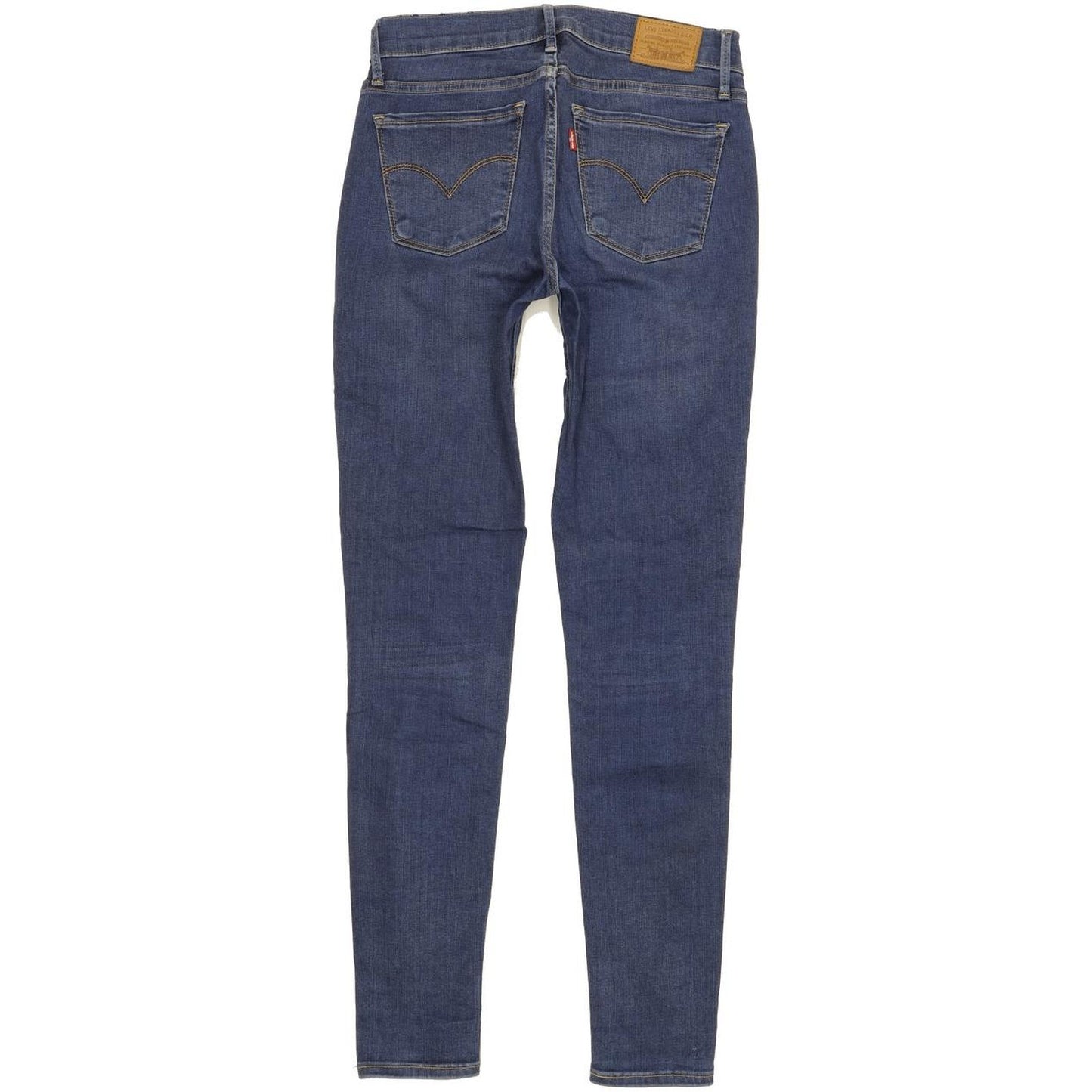 Levi's 710 Super Women Blue Skinny Slim Stretch Jeans W27 L30