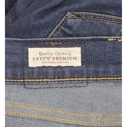 Levi's 710 Super Women Blue Skinny Slim Stretch Jeans W27 L30
