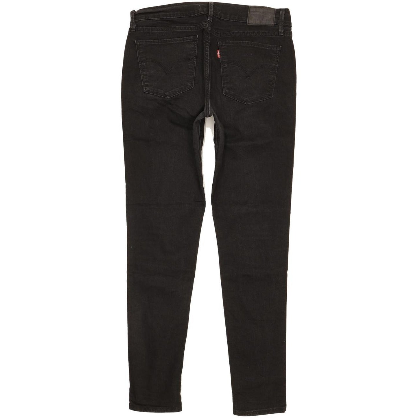 Levi's 710 Super Women Black Skinny Slim Stretch Jeans W30 L29