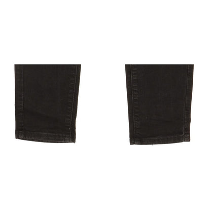 Levi's 710 Super Women Black Skinny Slim Stretch Jeans W30 L29