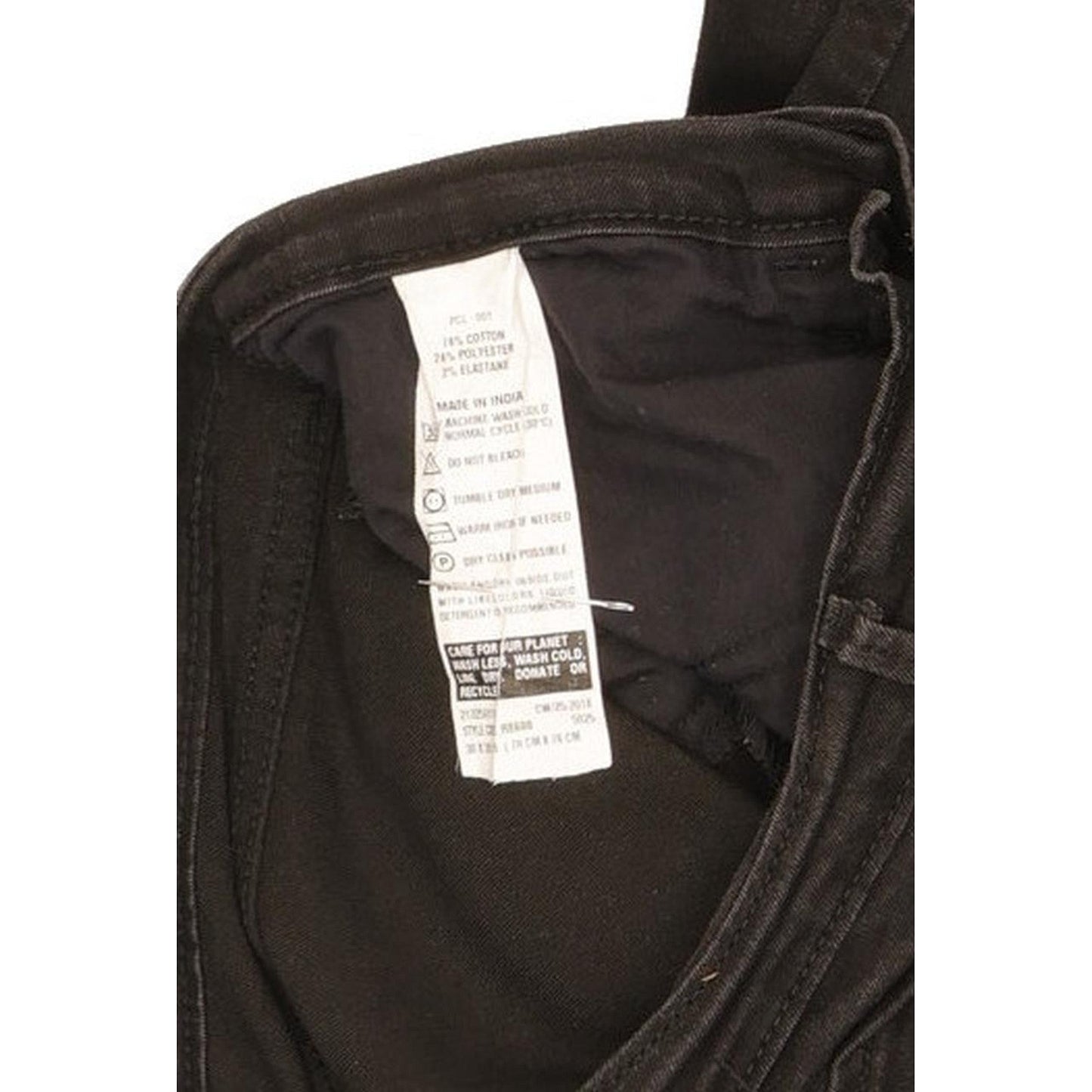 Levi's 710 Super Women Black Skinny Slim Stretch Jeans W30 L29