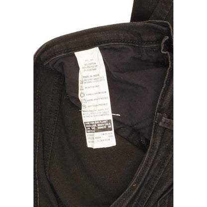 Levi's 710 Super Women Black Skinny Slim Stretch Jeans W30 L29