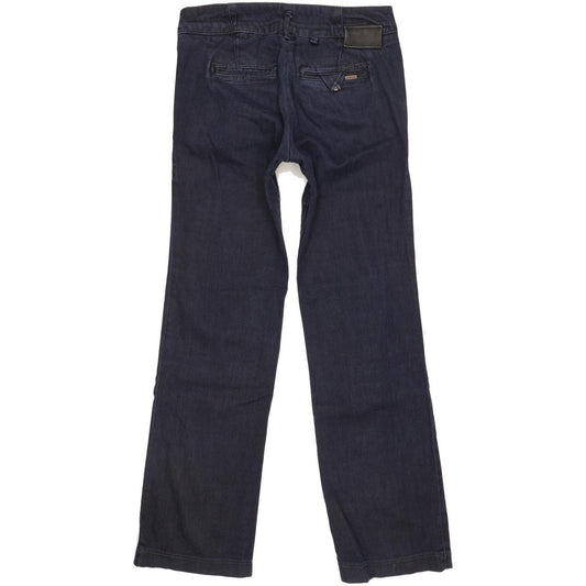 G-Star 3301 Women Navy Straight Slim Chino Stretch Jeans W27 L30