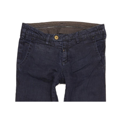 G-Star 3301 Women Navy Straight Slim Chino Stretch Jeans W27 L30
