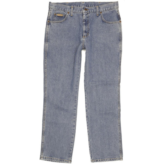 Wrangler Texas Men Blue Straight Regular Jeans W36 L30