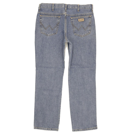 Wrangler Texas Men Blue Straight Regular Jeans W36 L30