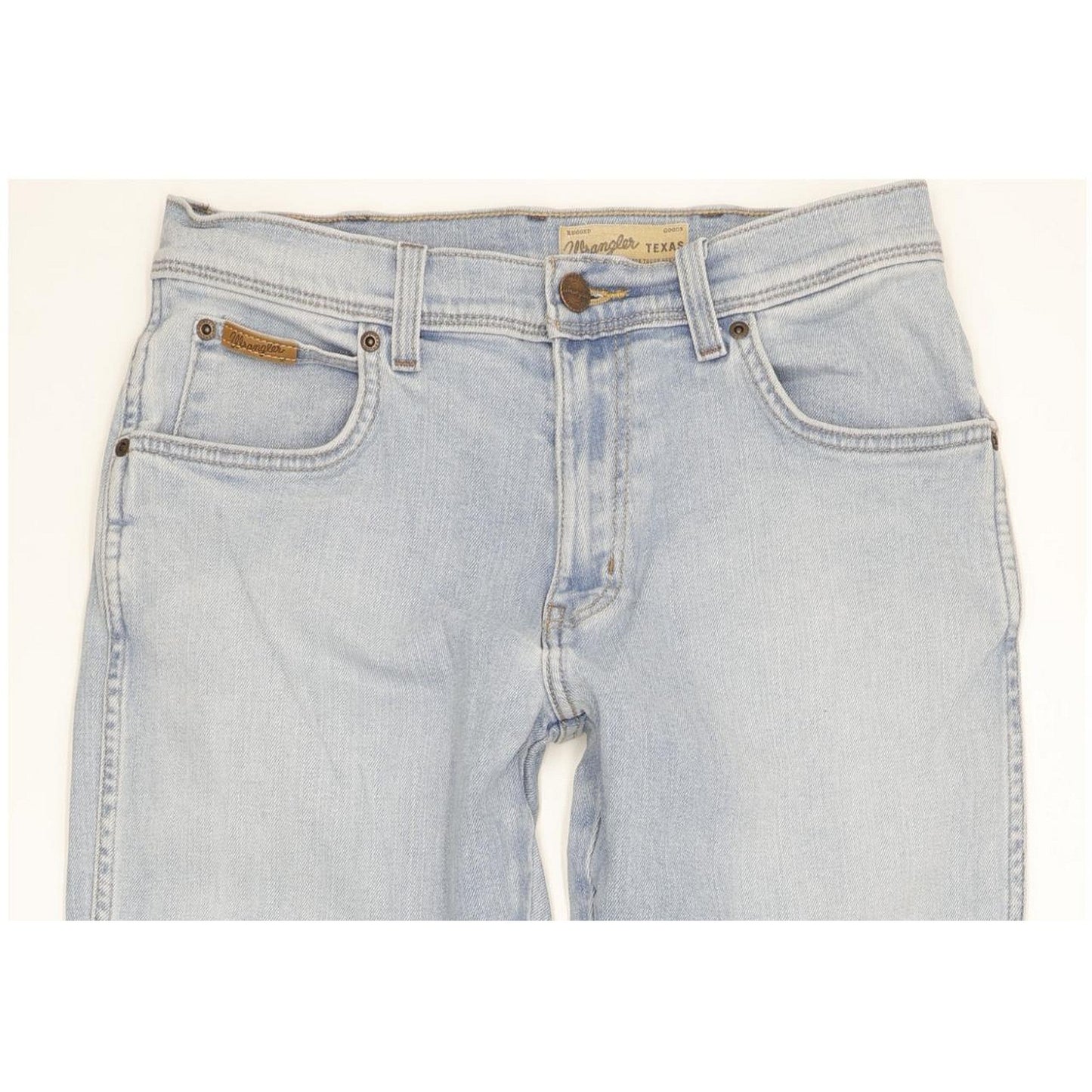 Wrangler Texas Men Blue Straight Regular Stretch Jeans W31 L29
