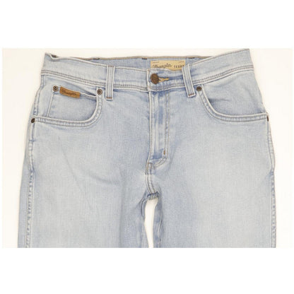 Wrangler Texas Men Blue Straight Regular Stretch Jeans W31 L29