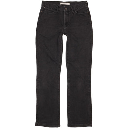 Wrangler Tina Women Black Straight Slim Stretch Jeans W30 L32