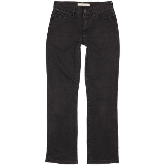 Wrangler Tina Women Black Straight Slim Stretch Jeans W30 L32