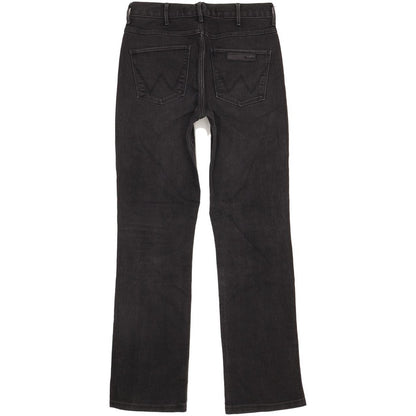 Wrangler Tina Women Black Straight Slim Stretch Jeans W30 L32