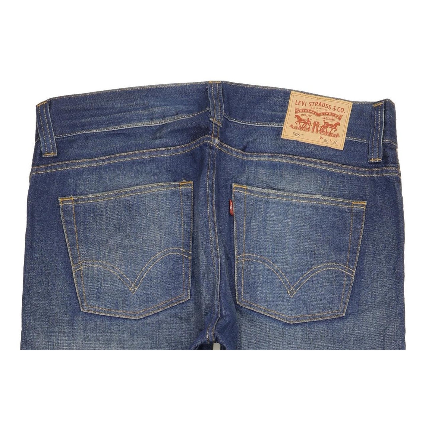 Levi's 506 Men Blue Straight Regular Jeans W37 L29