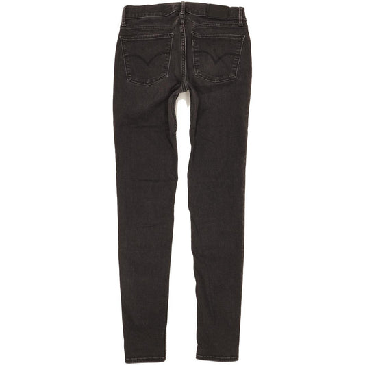 Levi's 710 Super Women Black Skinny Slim Stretch Jeans W29 L31