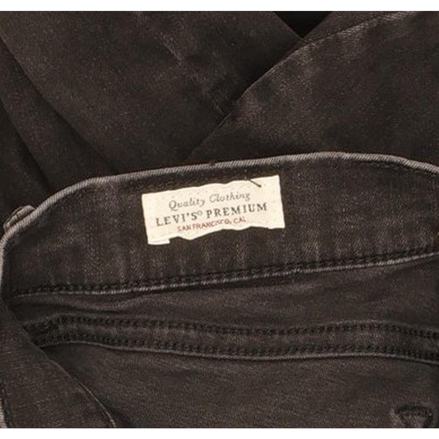 Levi's 710 Super Women Black Skinny Slim Stretch Jeans W29 L31