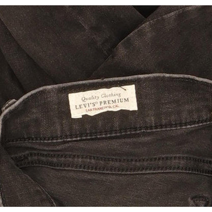 Levi's 710 Super Women Black Skinny Slim Stretch Jeans W29 L31