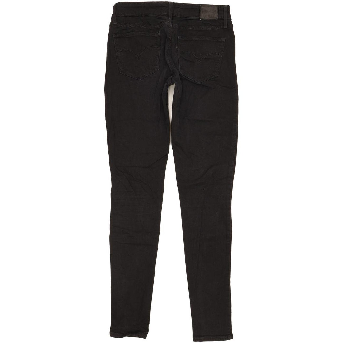 Levi's 711 Women Black Skinny Slim Stretch Jeans W26 L31