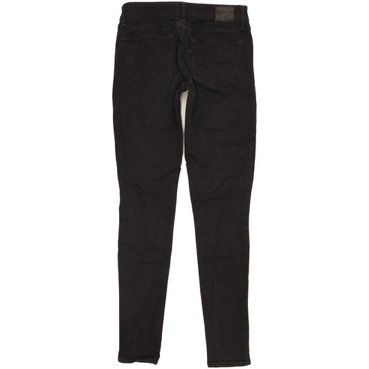 Levi's 711 Women Black Skinny Slim Stretch Jeans W26 L31