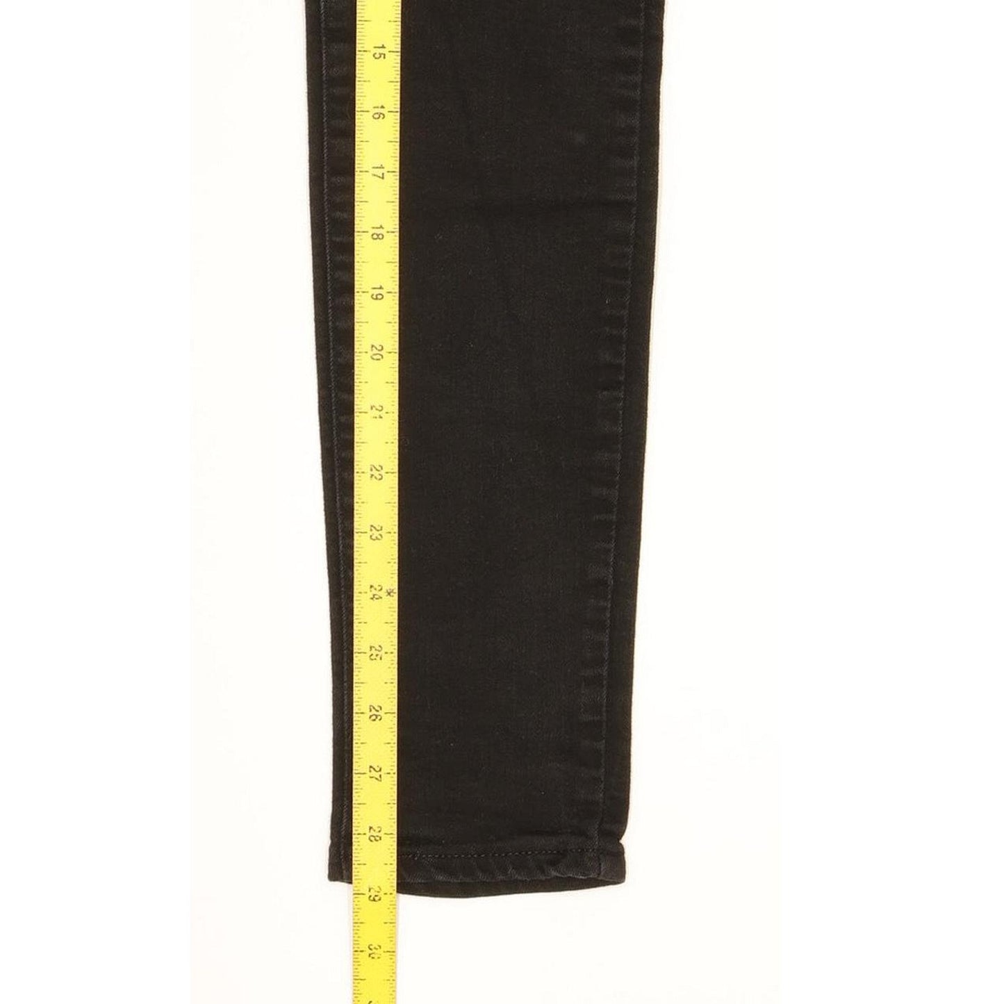 Levi's 711 Women Black Skinny Slim Stretch Jeans W28 L29
