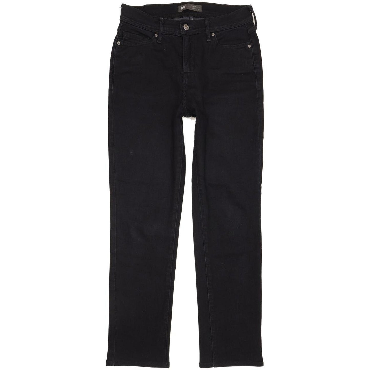 Levi's 512 Slimming Women Black Straight Slim Stretch Jeans W30 L28