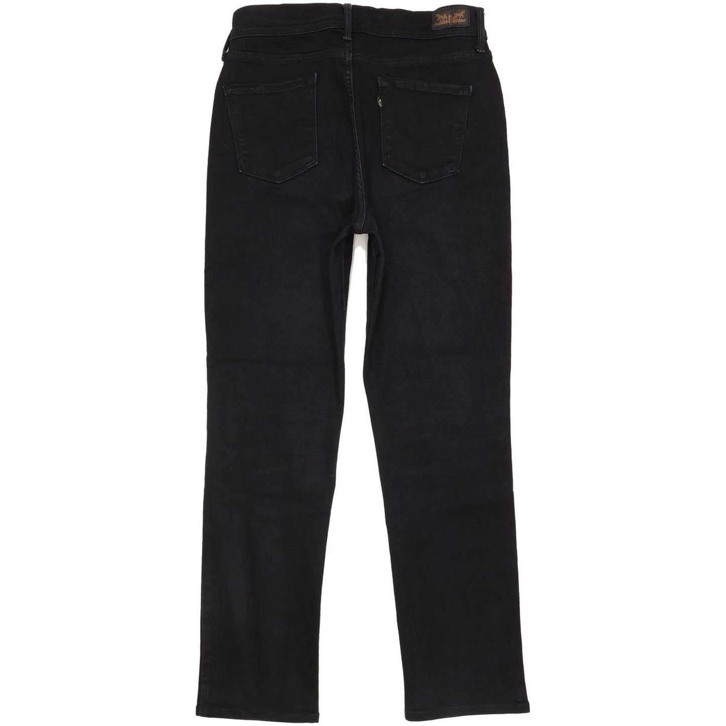 Levi's 512 Slimming Women Black Straight Slim Stretch Jeans W30 L28