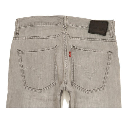 Levi's 511 Men Grey Straight Slim Jeans W32 L32