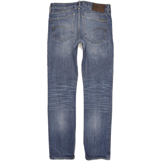 G-Star 3301 Men Blue Straight Regular Jeans W33 L35