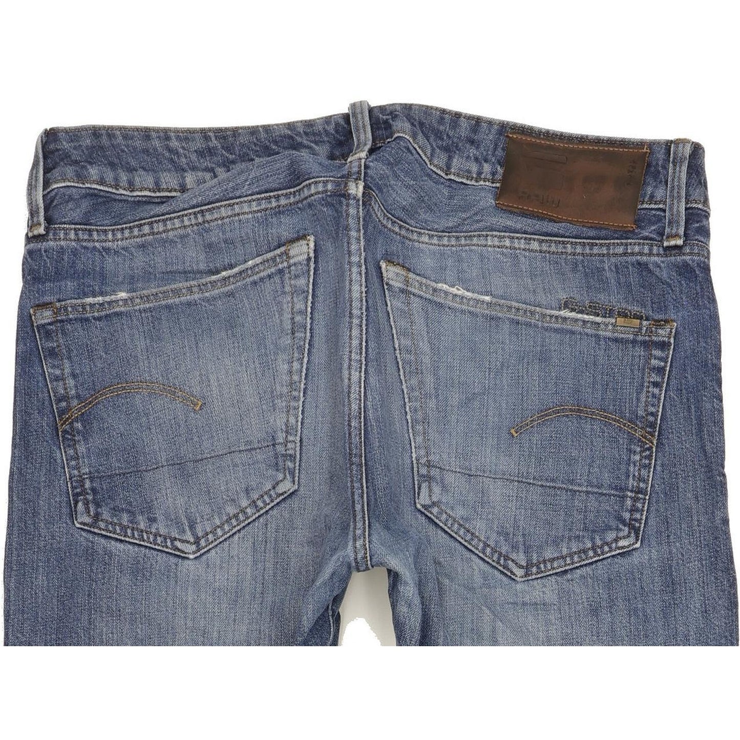 G-Star 3301 Men Blue Straight Regular Jeans W33 L35