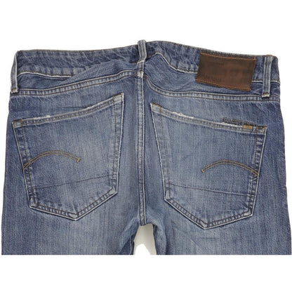G-Star 3301 Men Blue Straight Regular Jeans W33 L35