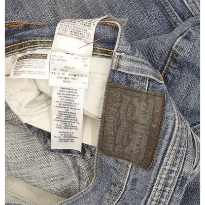 Levi's 811 Men Blue Straight Slim Jeans W32 L31