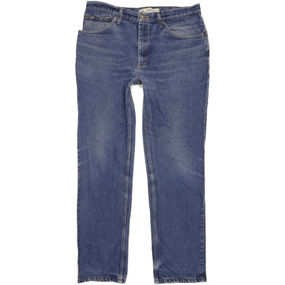 Lee Jim Men Blue Straight Regular Jeans W38 L33