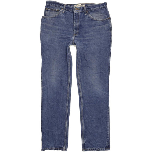 Lee Jim Men Blue Straight Regular Jeans W38 L33