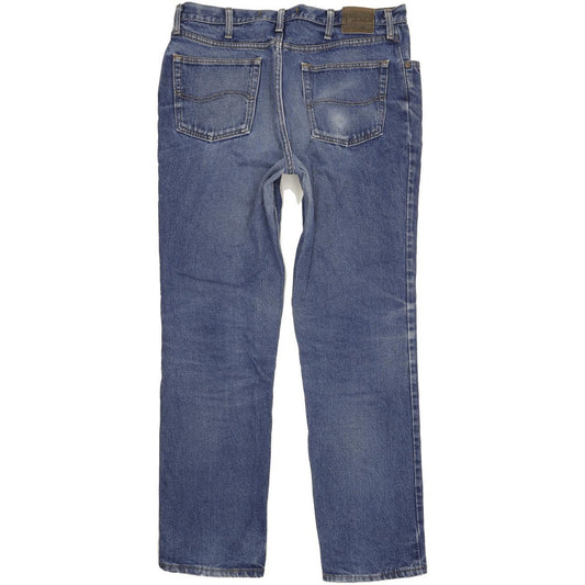Lee Jim Men Blue Straight Regular Jeans W38 L33