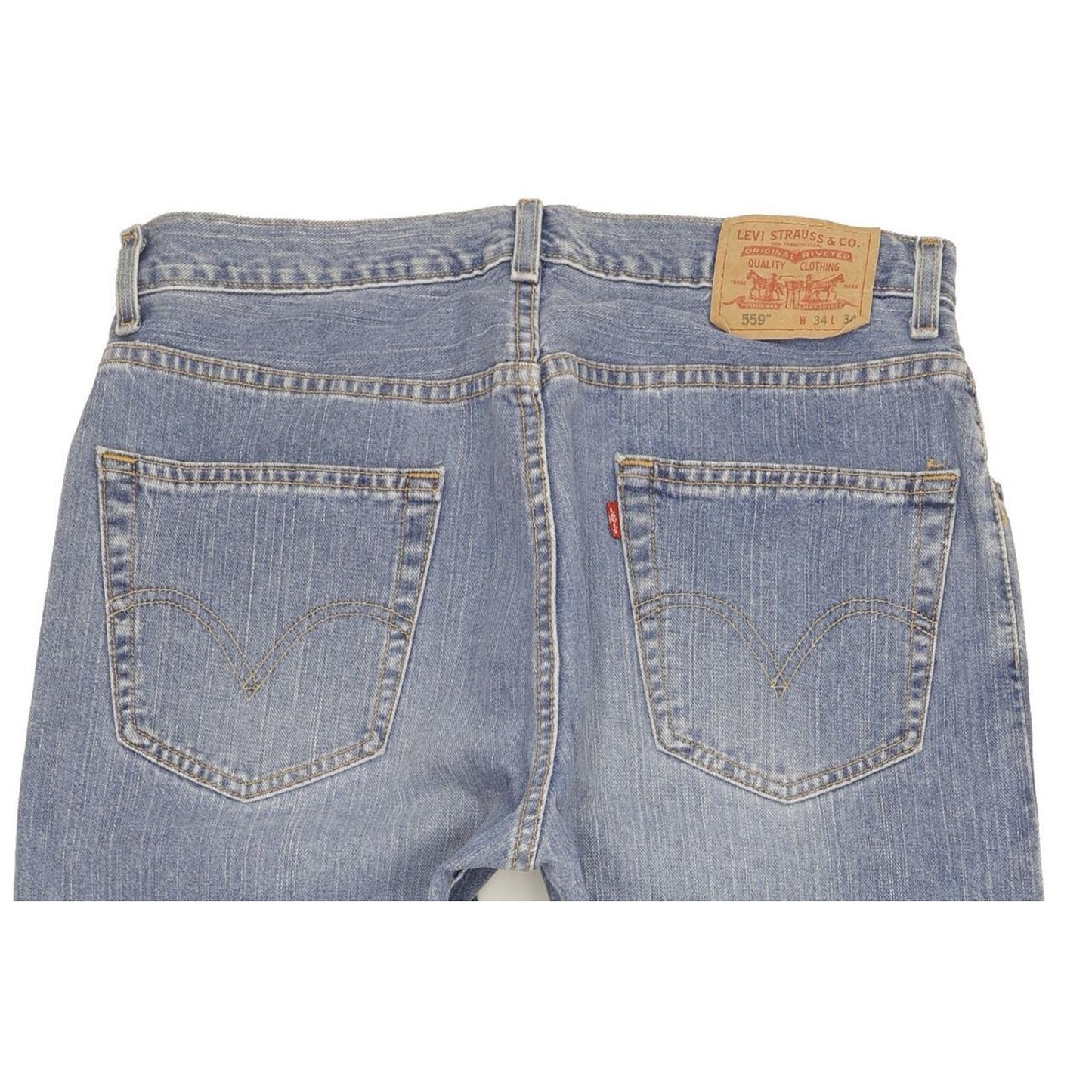 Levi's 559 Men Blue Straight Relaxed Jeans W34 L34