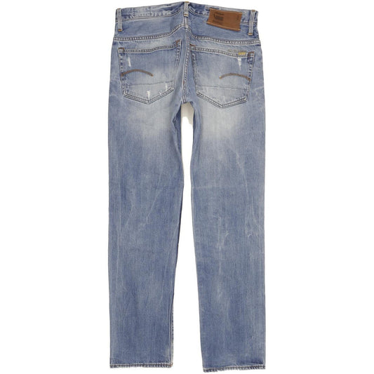 G-Star 3301 Men Blue Straight Regular Jeans W32 L31