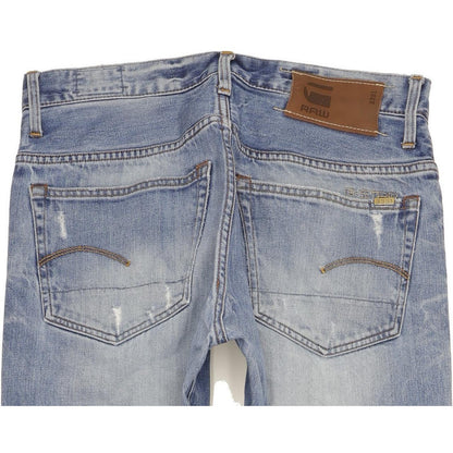 G-Star 3301 Men Blue Straight Regular Jeans W32 L31