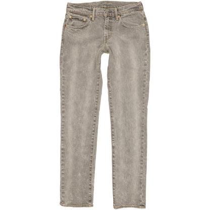 Levi's 511 Men Grey Straight Slim Stretch Jeans W31 L33