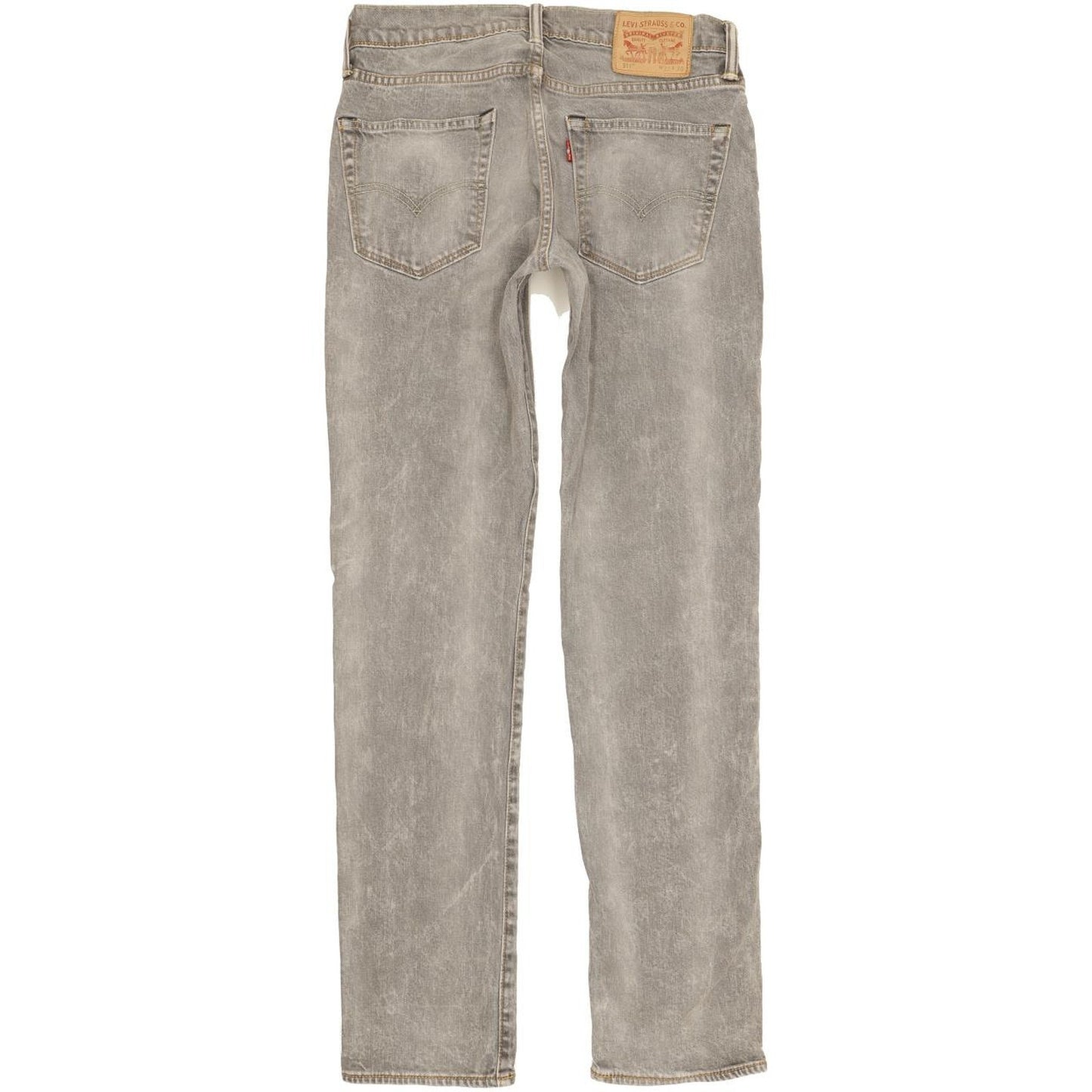 Levi's 511 Men Grey Straight Slim Stretch Jeans W31 L33