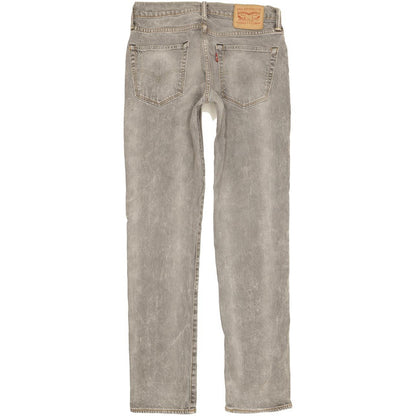 Levi's 511 Men Grey Straight Slim Stretch Jeans W31 L33