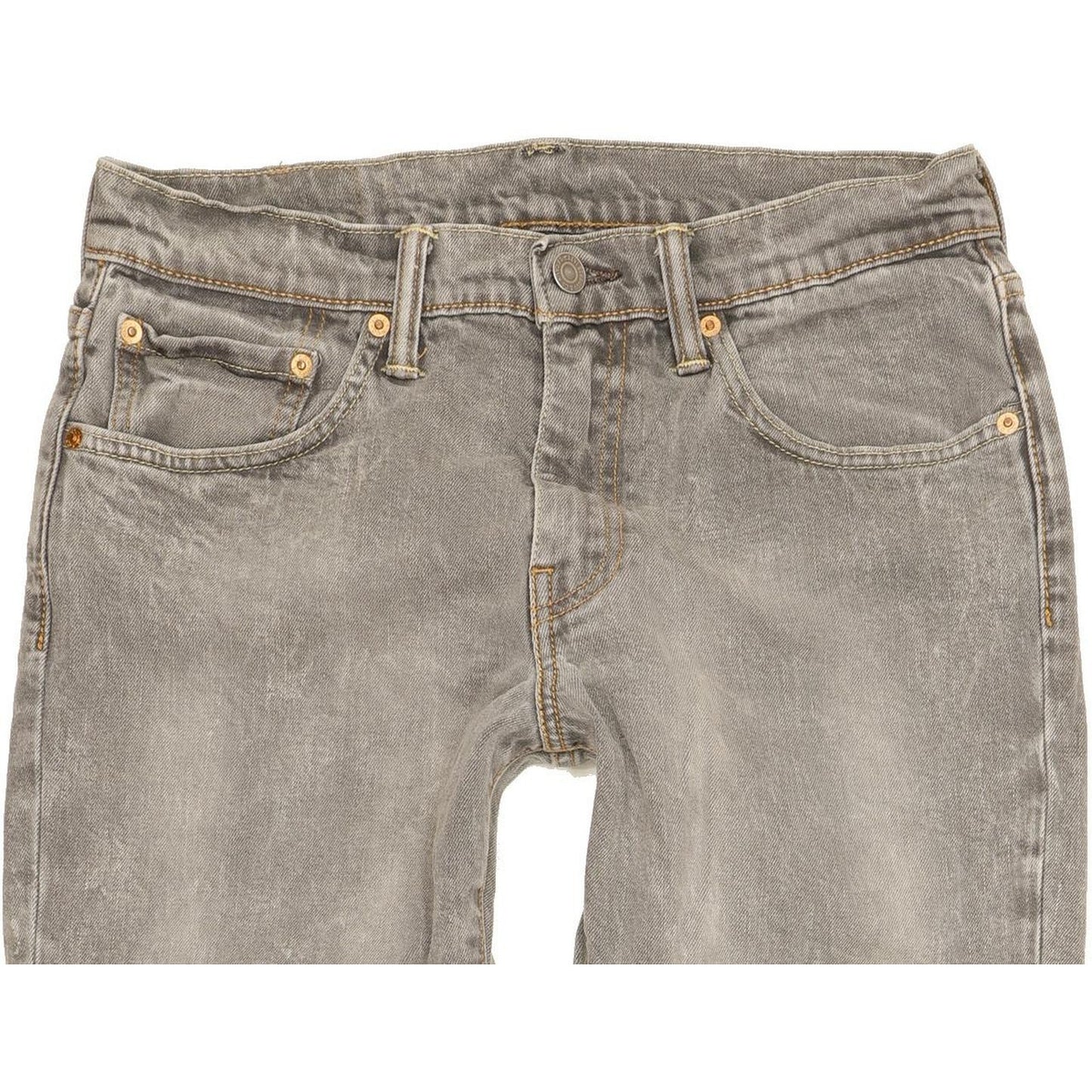 Levi's 511 Men Grey Straight Slim Stretch Jeans W31 L33
