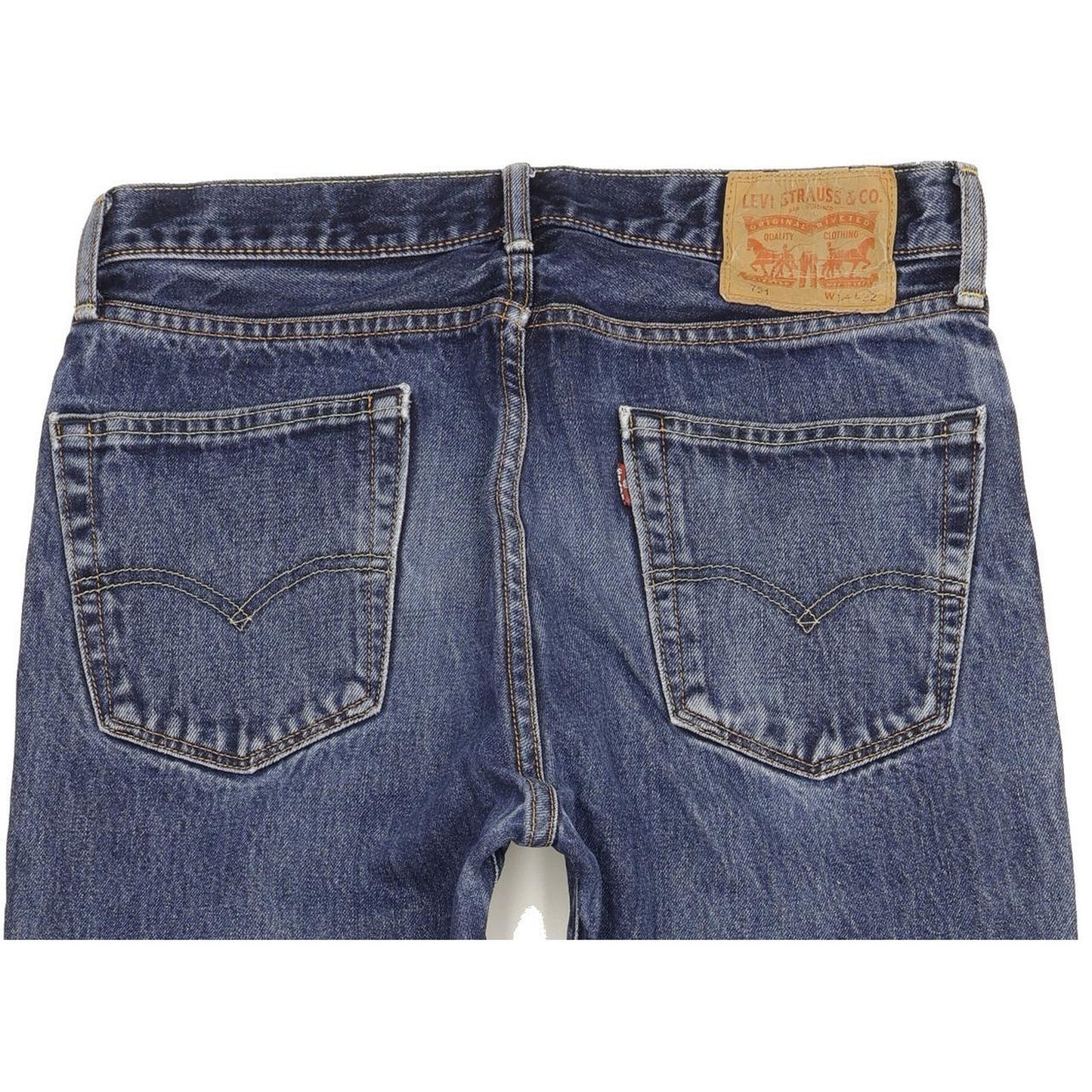 Levi's 751 Men Blue Straight Regular Jeans W33 L31