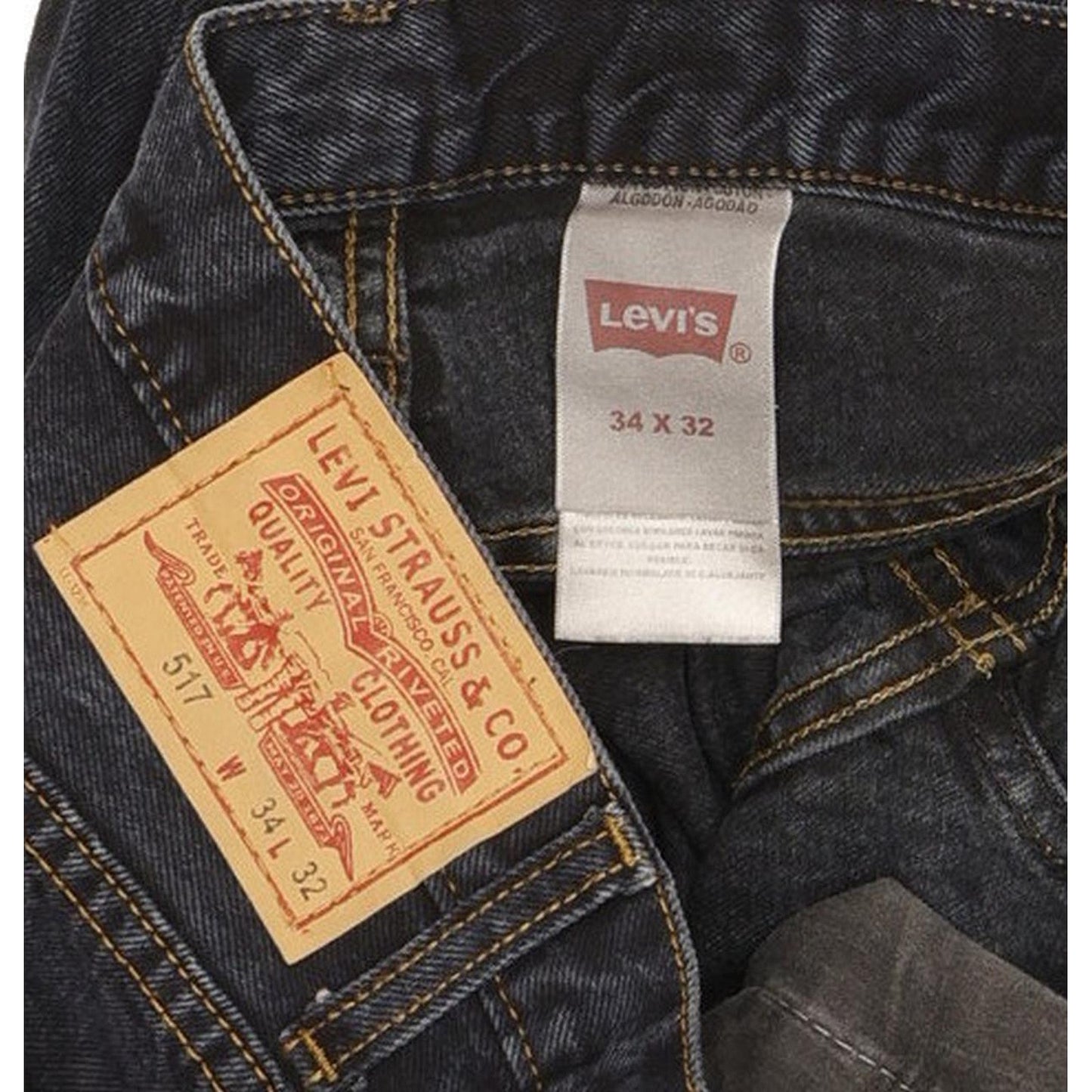Levi's 517 Irregular Men Blue Straight Regular Jeans W34 L30
