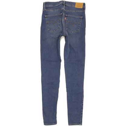 Levi's 720 Super Women Blue Skinny Slim Stretch Jeans W27 L30