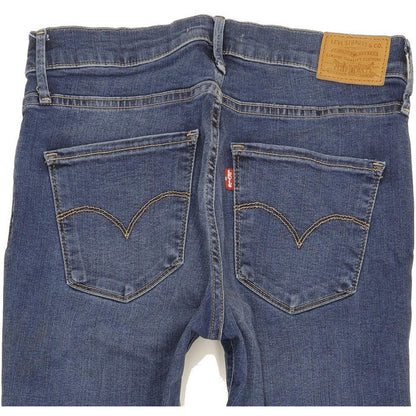 Levi's 720 Super Women Blue Skinny Slim Stretch Jeans W27 L30