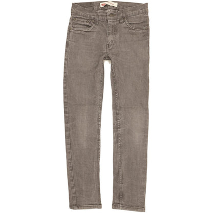 Levi's 510 Kids Grey Skinny Slim Stretch Jeans W27 L27