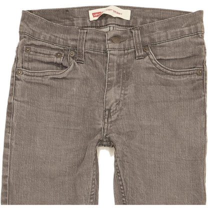 Levi's 510 Kids Grey Skinny Slim Stretch Jeans W27 L27