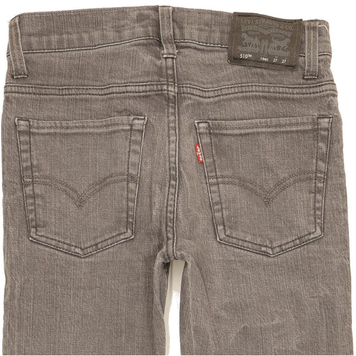 Levi's 510 Kids Grey Skinny Slim Stretch Jeans W27 L27