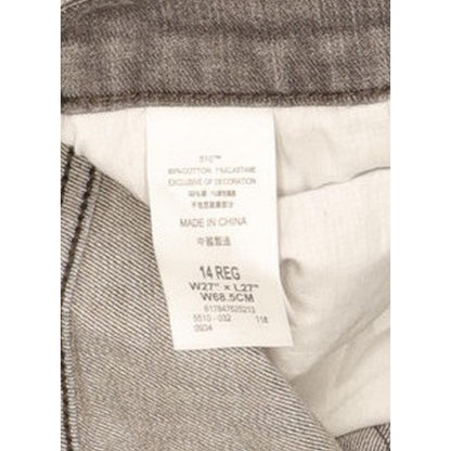 Levi's 510 Kids Grey Skinny Slim Stretch Jeans W27 L27