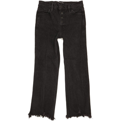 Levi's Line 8 Women Black Straight Slim Stretch Jeans W25 L25