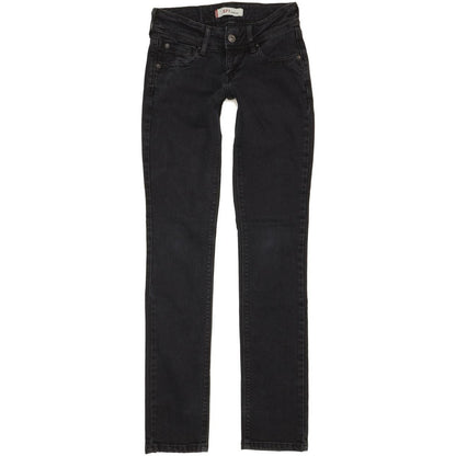 Levi's 571 Women Black Straight Slim Jeans W25 L32